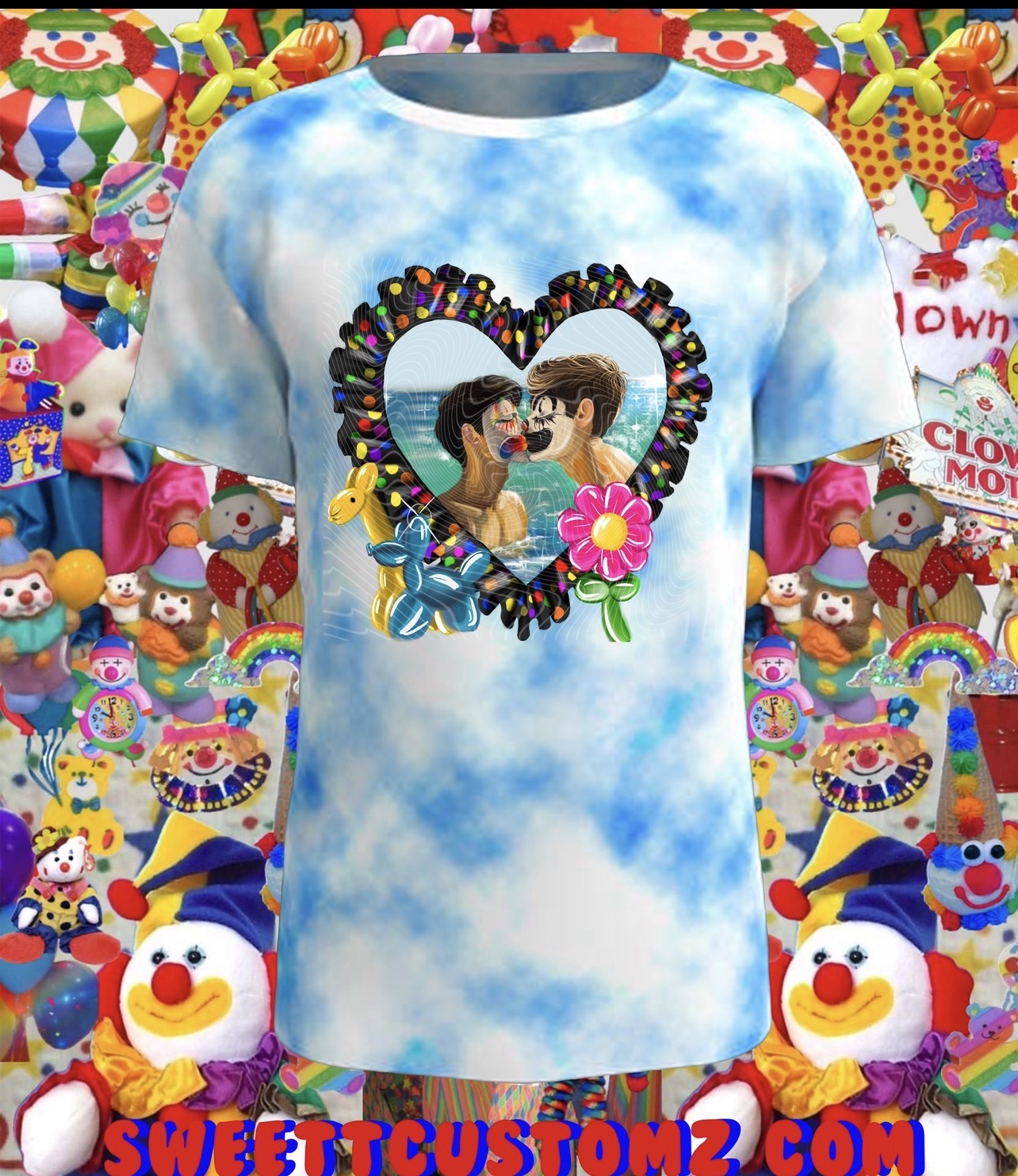 Kissing Clowns