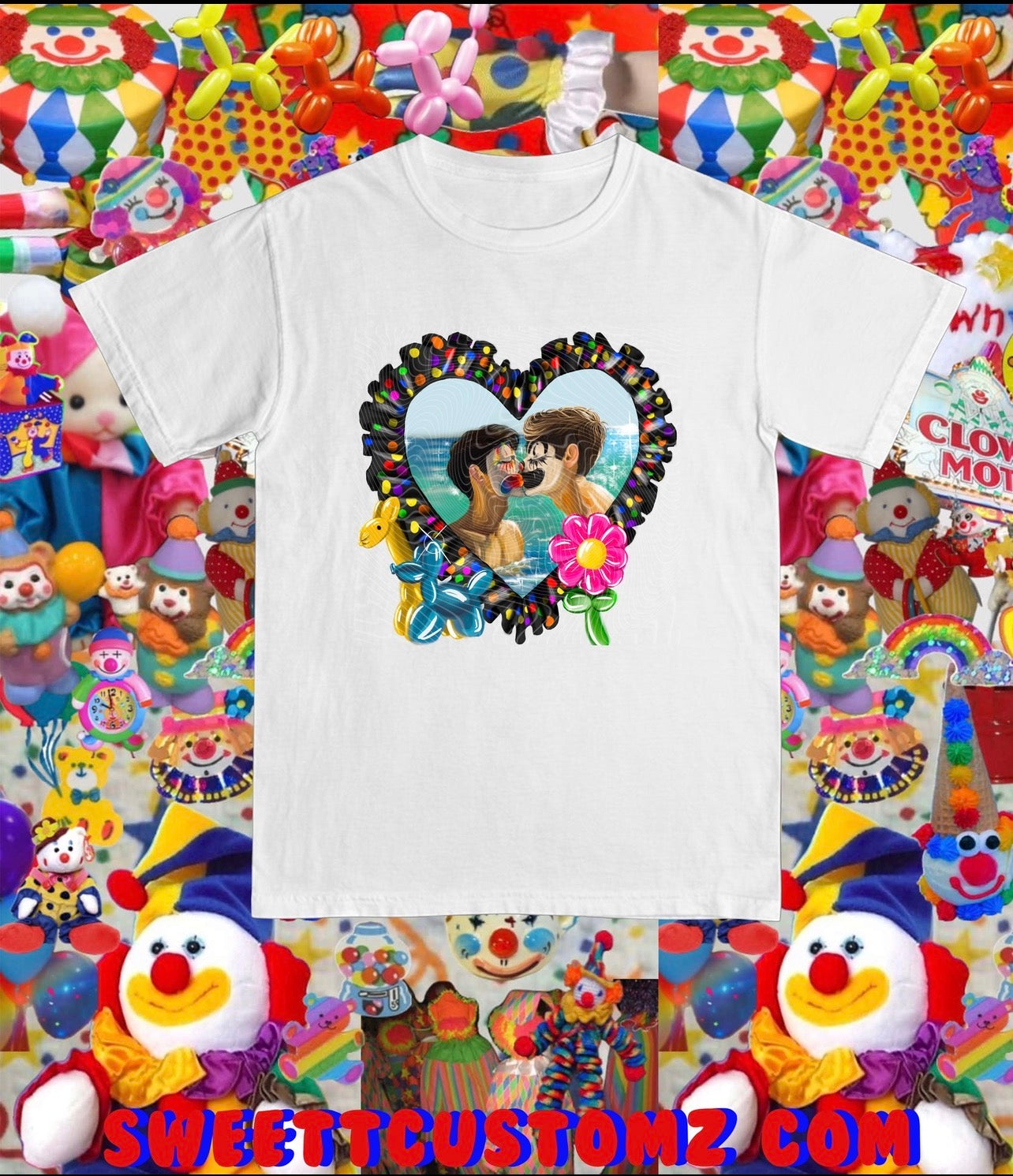 Kissing Clowns