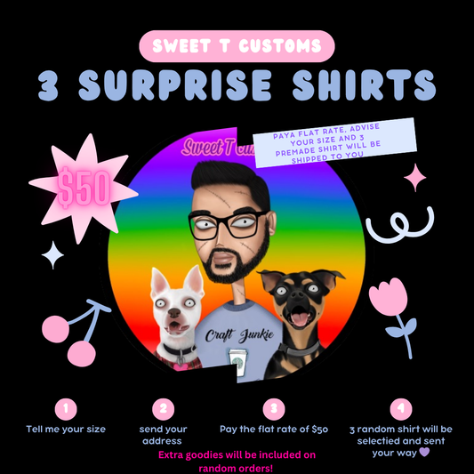 3 Mystery Shirts