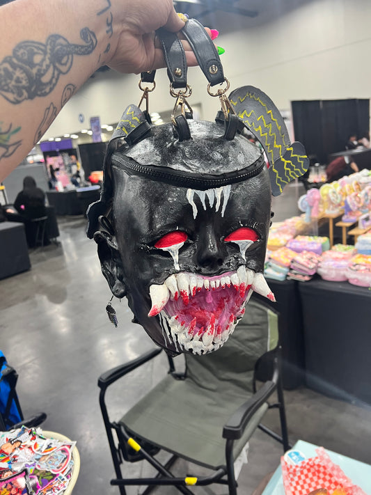 Demon head purse
